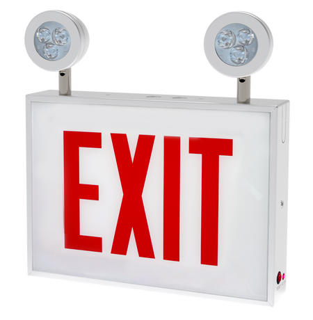 Chicago Sign Exit or Stair with emergency lights 