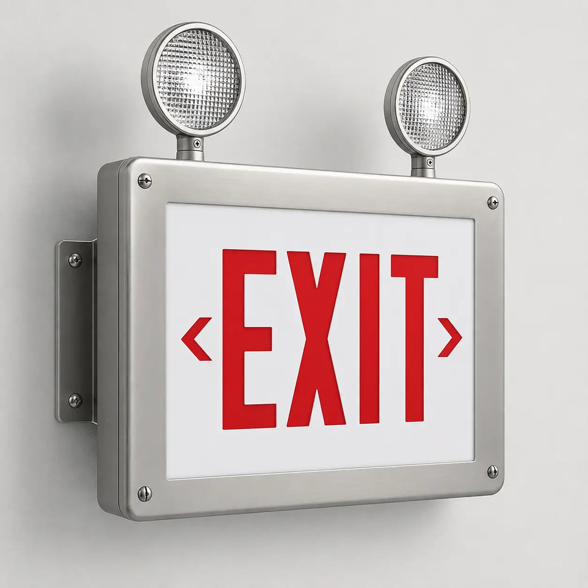 Class 1 Div 2 Exit Sign Combo - Hazardous Environments- Explosion Proof, wall mount view