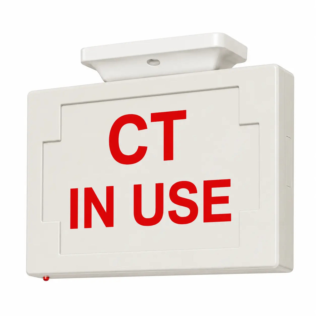 CT In Use SIGN - LED - Battery - Universal Mount, ceiling mounting