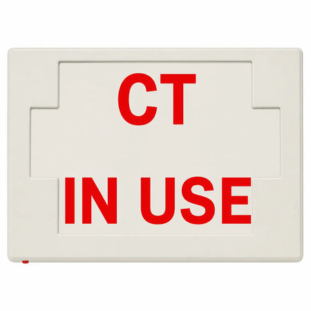 CT In Use SIGN - LED - Battery - Universal Mount, front view