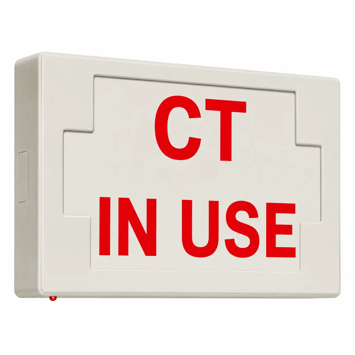 CT In Use SIGN - LED - Battery - Universal Mount, side view