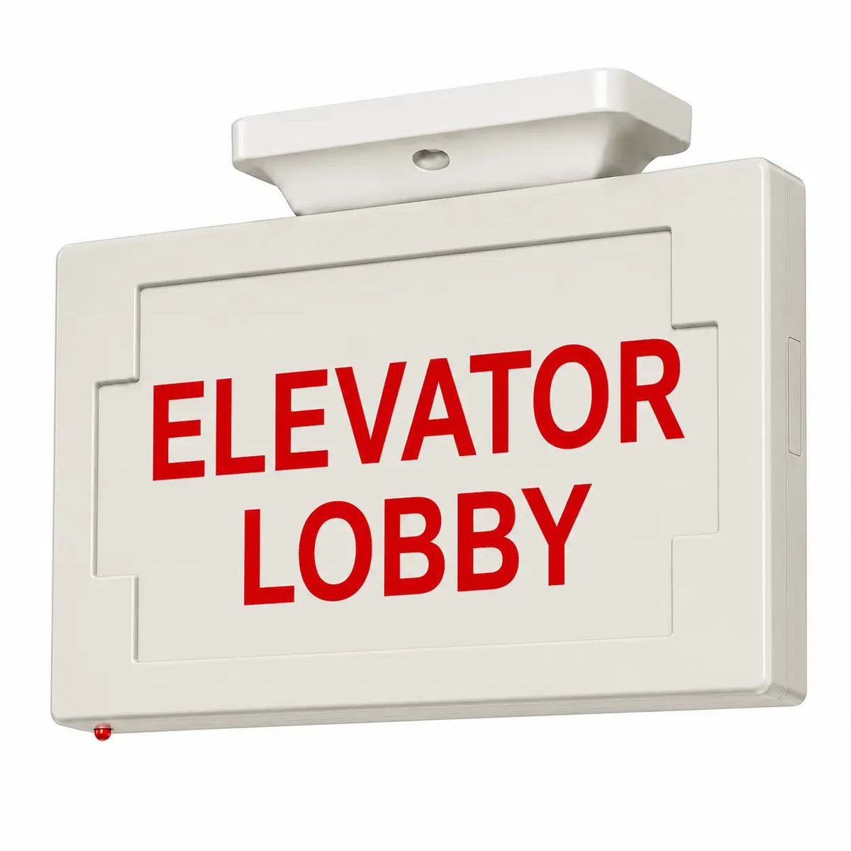 ELEVATOR LOBBY SIGN - LED - UNIVERSAL MOUNT - BATTERY, ceiling mounting