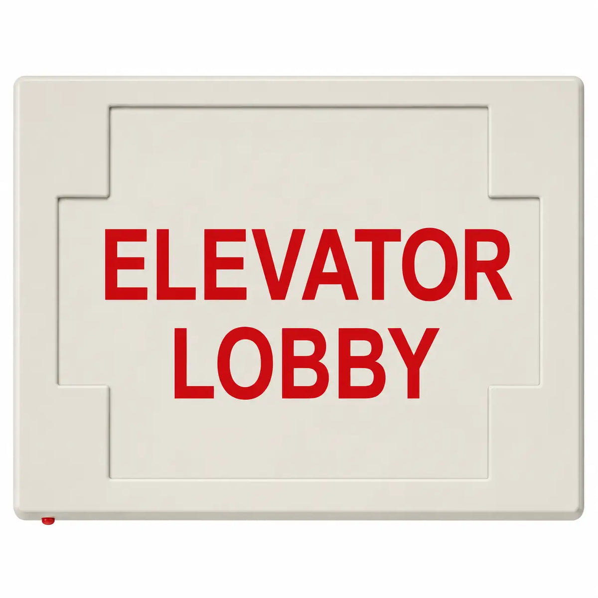 ELEVATOR LOBBY SIGN - LED - UNIVERSAL MOUNT - BATTERY, front view