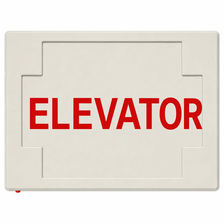 ELEVATOR SIGN - LED - UNIVERSAL MOUNT - BATTERY, front view