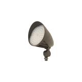 Outdoor LED bullet flood light selectable lumen and CCT