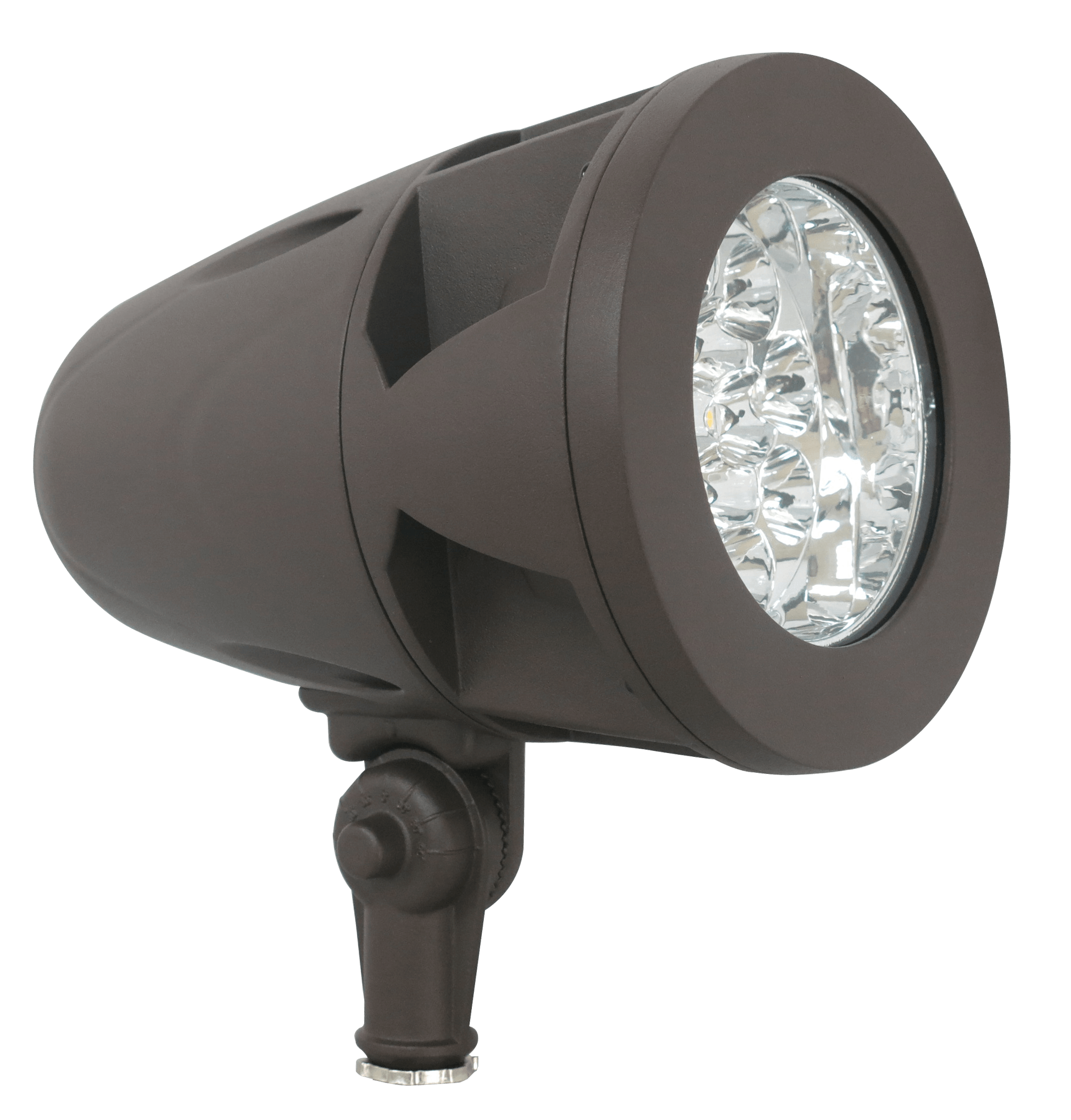High lumen LED bullet flood light bronze housing 5000K
