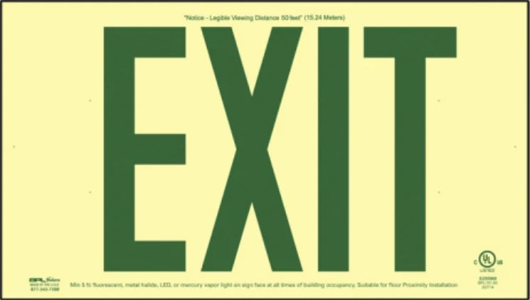 Lowercase Exit Signs Low Level Exit Signs – Exit Sign Warehouse