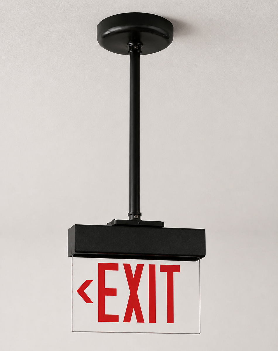 Pendant Mount Kits For Exit Signs and Emergency Lights
