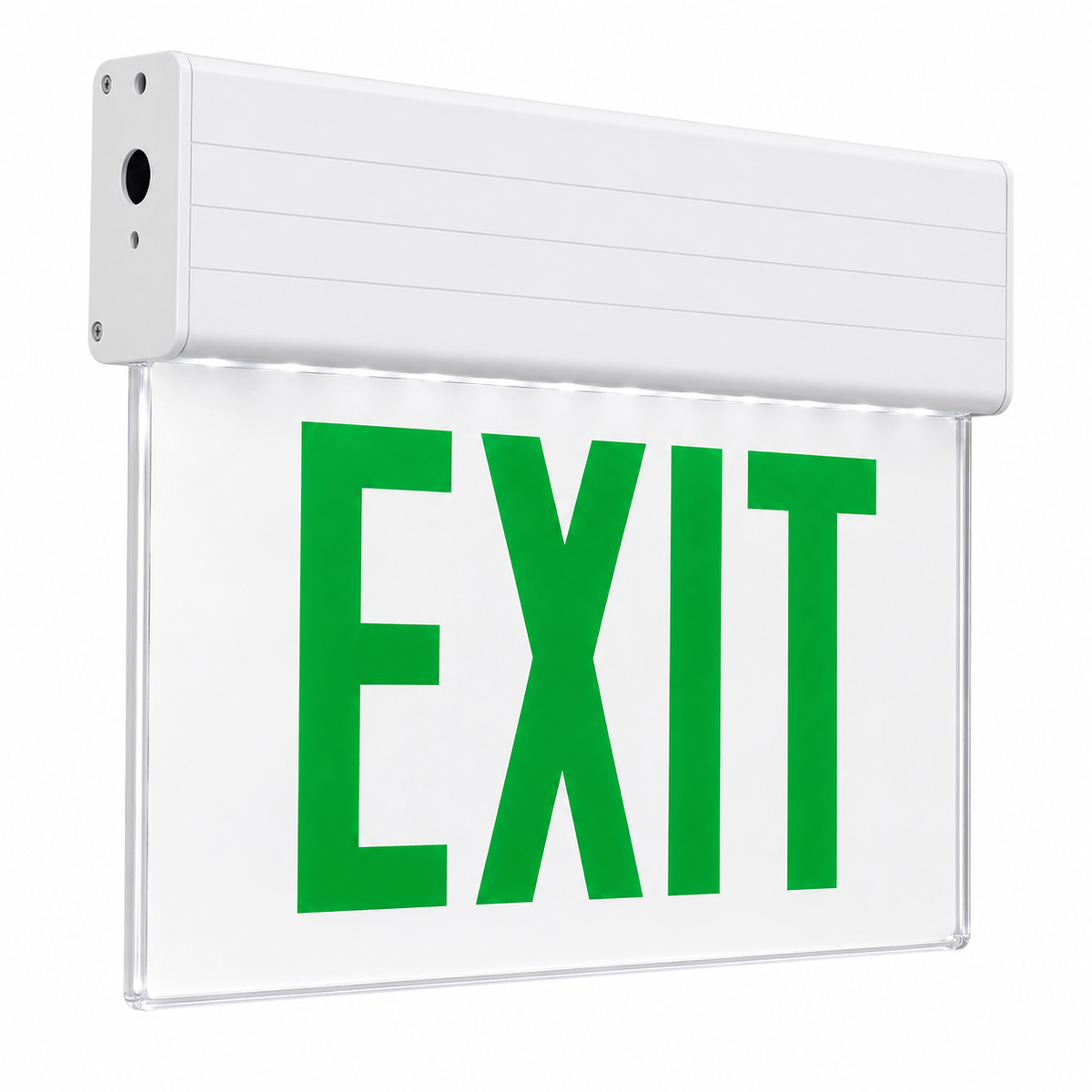 White Trim edge lit with white panel battery back up 