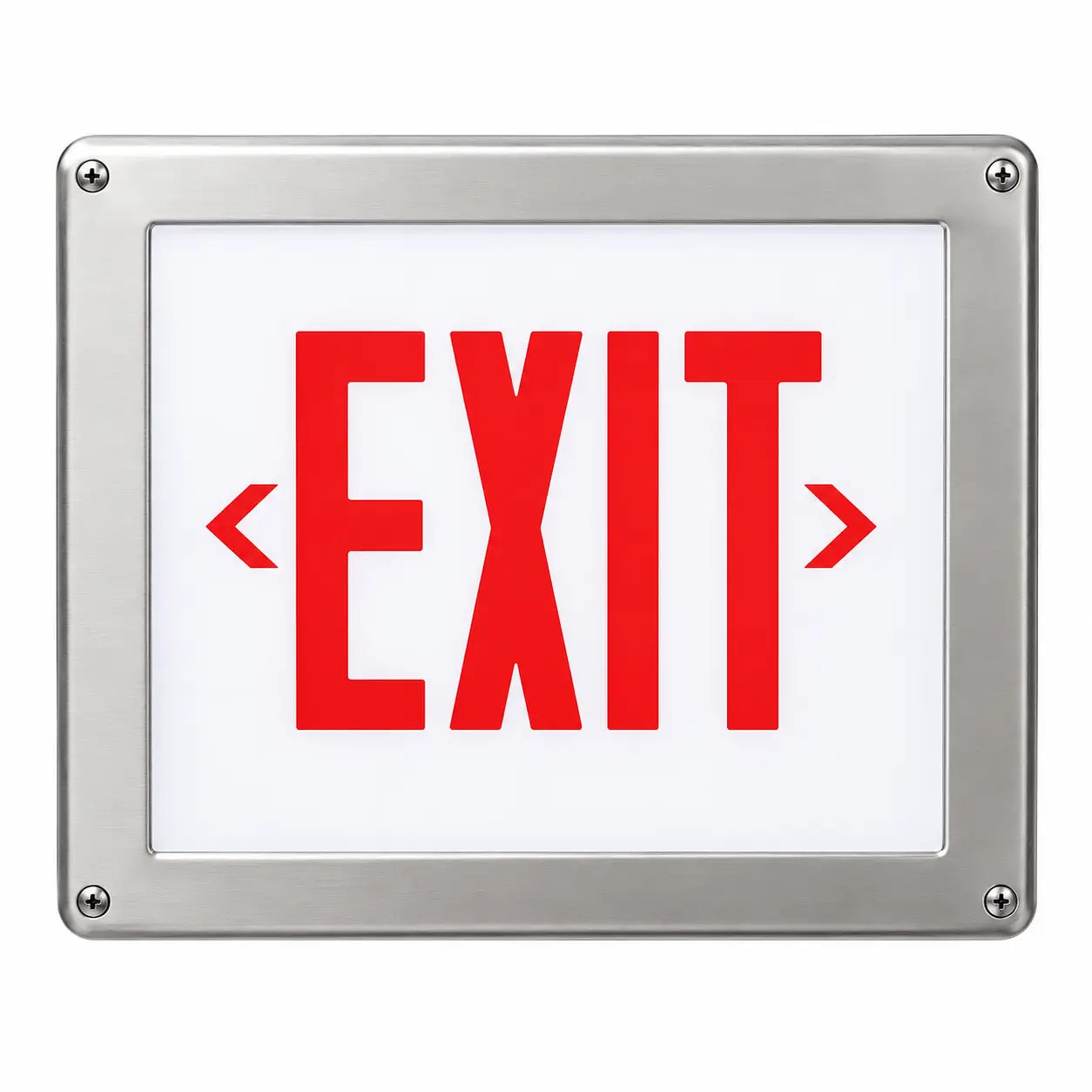 Hazardous Environment Exit Sign Class 1 Divison 2 - NEMA 4X, front view