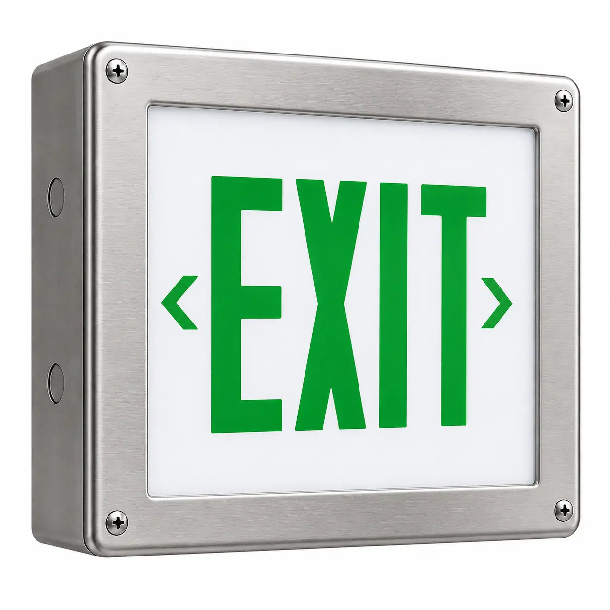 Hazardous Environment Exit Sign Class 1 Divison 2 - NEMA 4X, left view