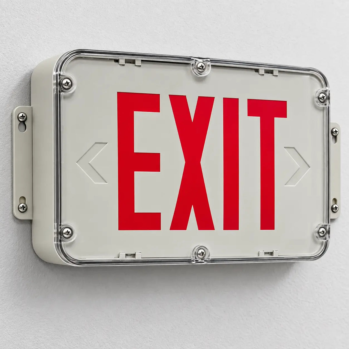 Hazardous Location Class 1 Division 2 Exit Sign, ceiling mounted view
