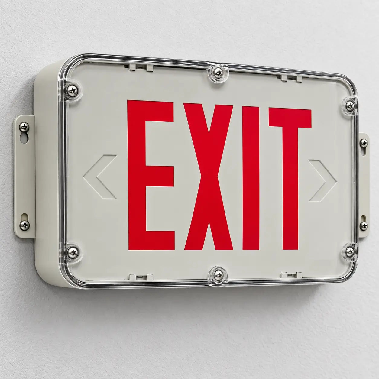 Hazardous Location Class 1 Division 2 Exit Sign, ceiling mounted view