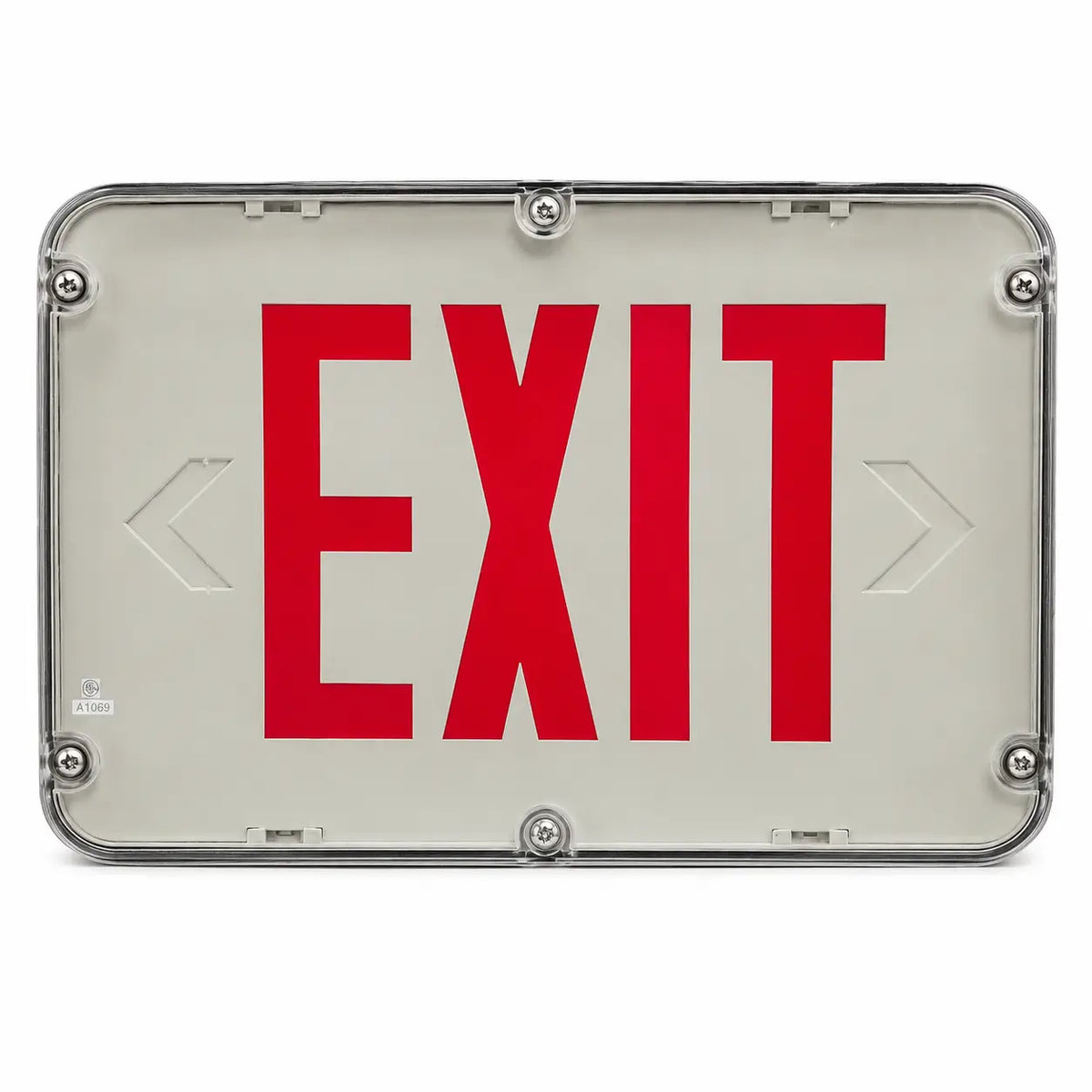 Hazardous Location Class 1 Division 2 Exit Sign, front view