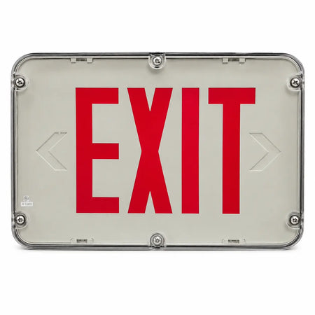 Hazardous Location Class 1 Division 2 Exit Sign, front view