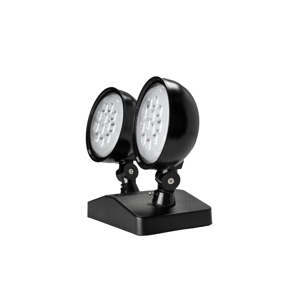 Black 6 watt black remote lamps - dual 