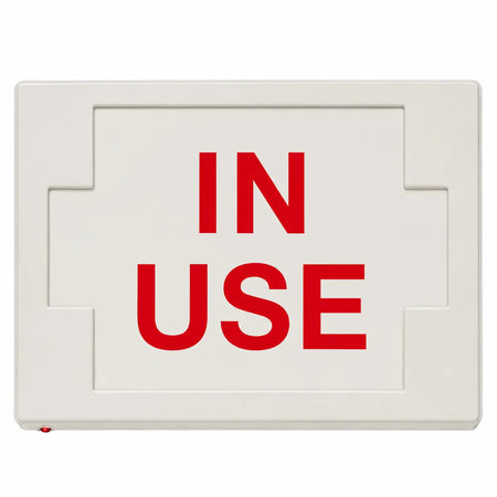 In Use Sign - Universal Mount - Battery, front view