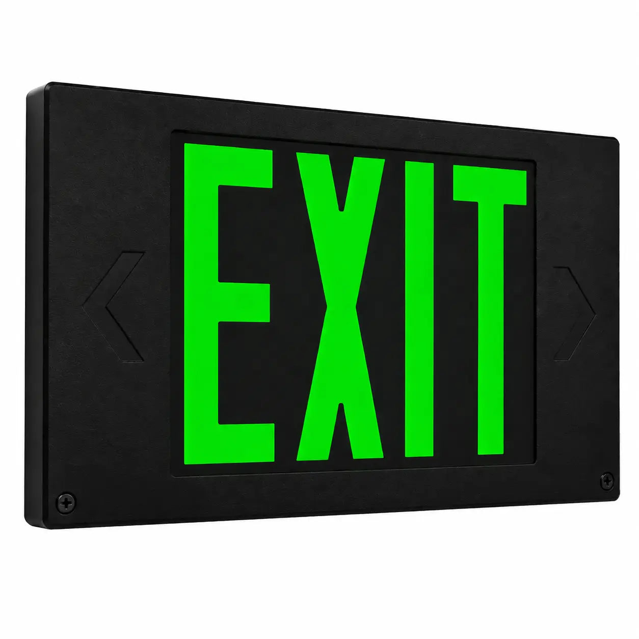 LEC Exit Sign Battery Backup - Made in USA, left angle view