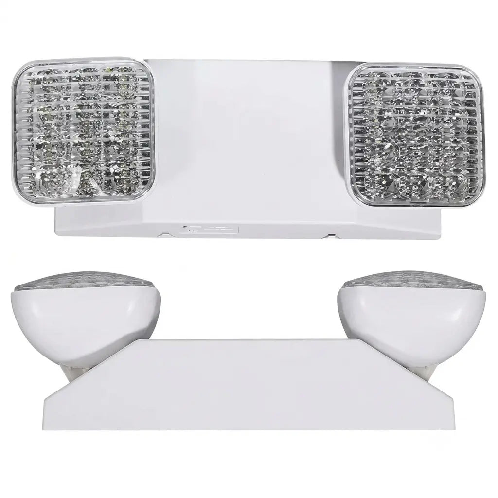LED Two Head Emergency Light - 90 Minute Battery- 5 Yr Warranty - UL Listed