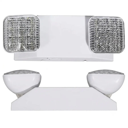 LED Two Head Emergency Light - 90 Minute Battery- 5 Yr Warranty - UL Listed