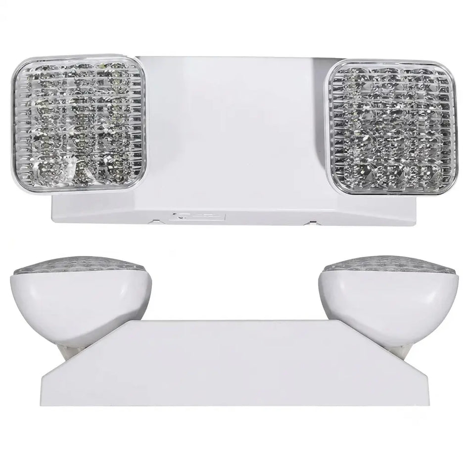 LED Two Head Emergency Light - 90 Minute Battery- 5 Yr Warranty - UL Listed