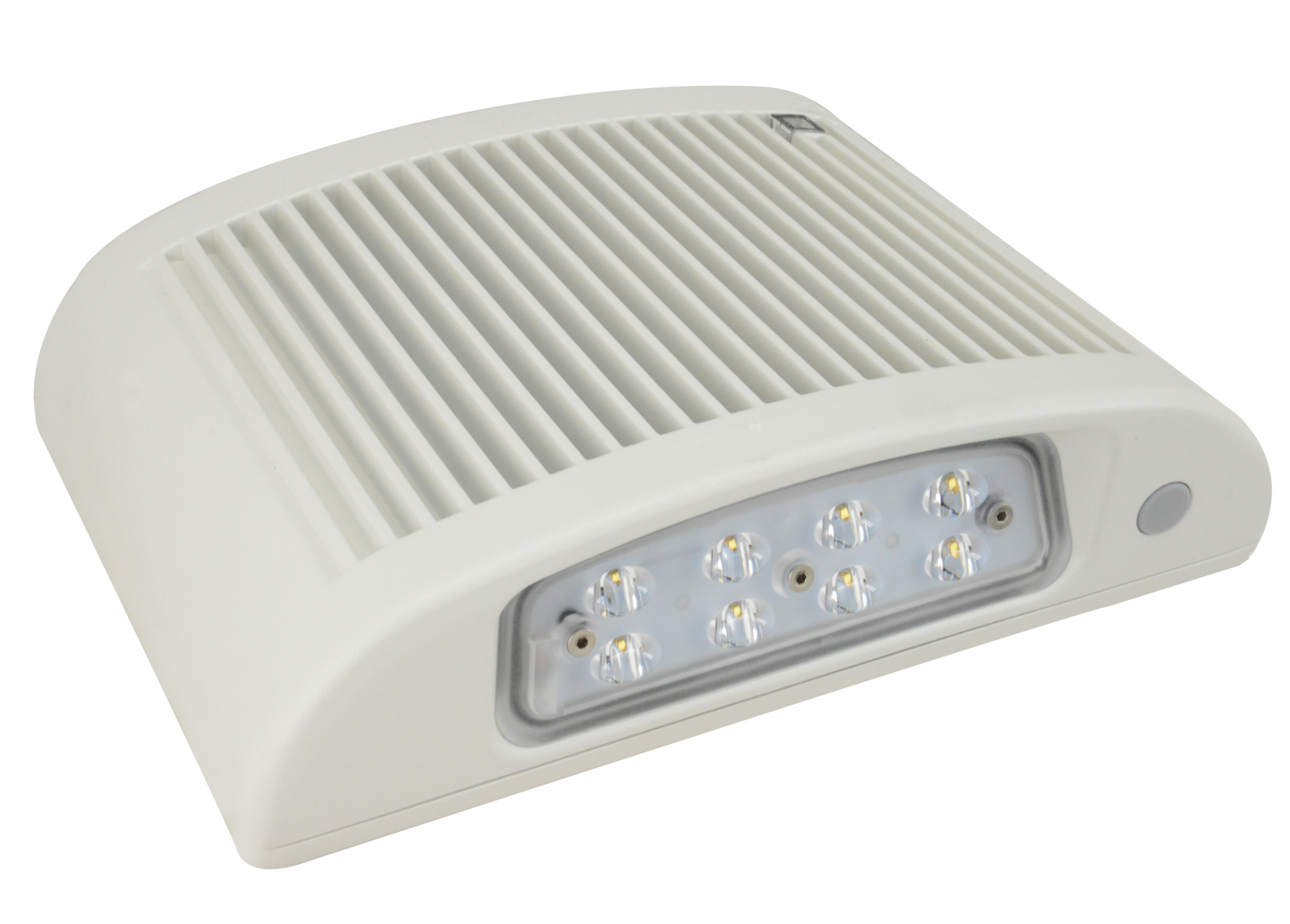 White Wall Pack Light -15 watts with battery 