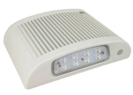 White Wall Pack Light -15 watts with battery 
