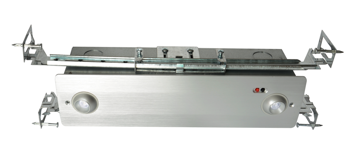 recessed emergency light fixture 90 minute battery wall or ceiling mount 