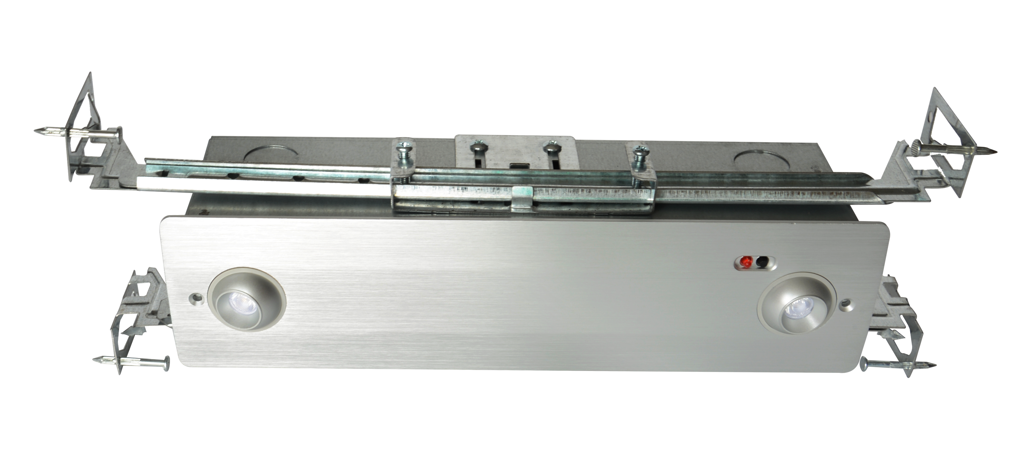  recessed emergency light fixture 90 minute battery wall or ceiling mount 
