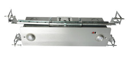  recessed emergency light fixture 90 minute battery wall or ceiling mount 