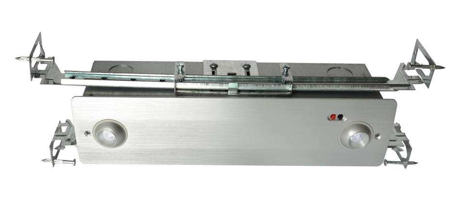 modern recessed emergency light fixture 90 minute battery 