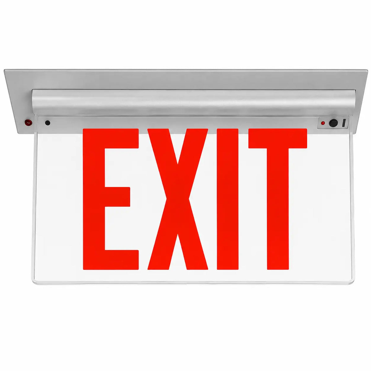 New York Approved Designer Series Architect's Choice LED Edge Lit Exit Sign, white