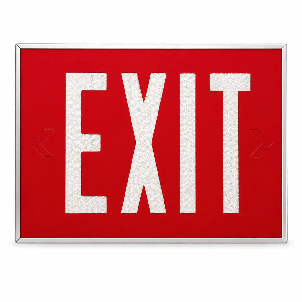 Non Electric Self Luminous Exit Light - Aluminum Frame - Extended Lead Times