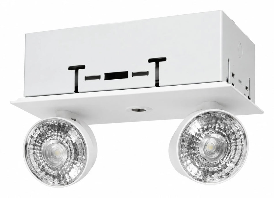Recessed ceiling Emergency Light with battery for New York applications 