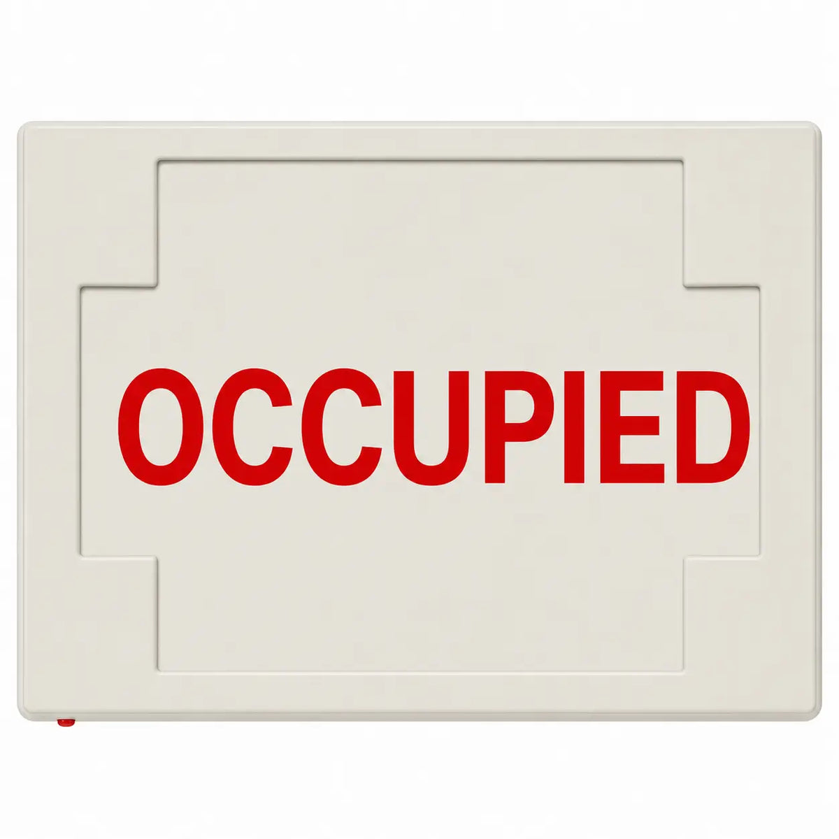 OCCUPIED SIGN - LED - UNIVERSAL MOUNT - BATTERY, front view