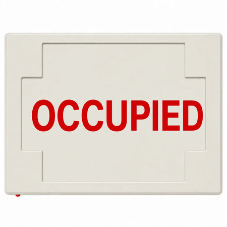 OCCUPIED SIGN - LED - UNIVERSAL MOUNT - BATTERY, front view
