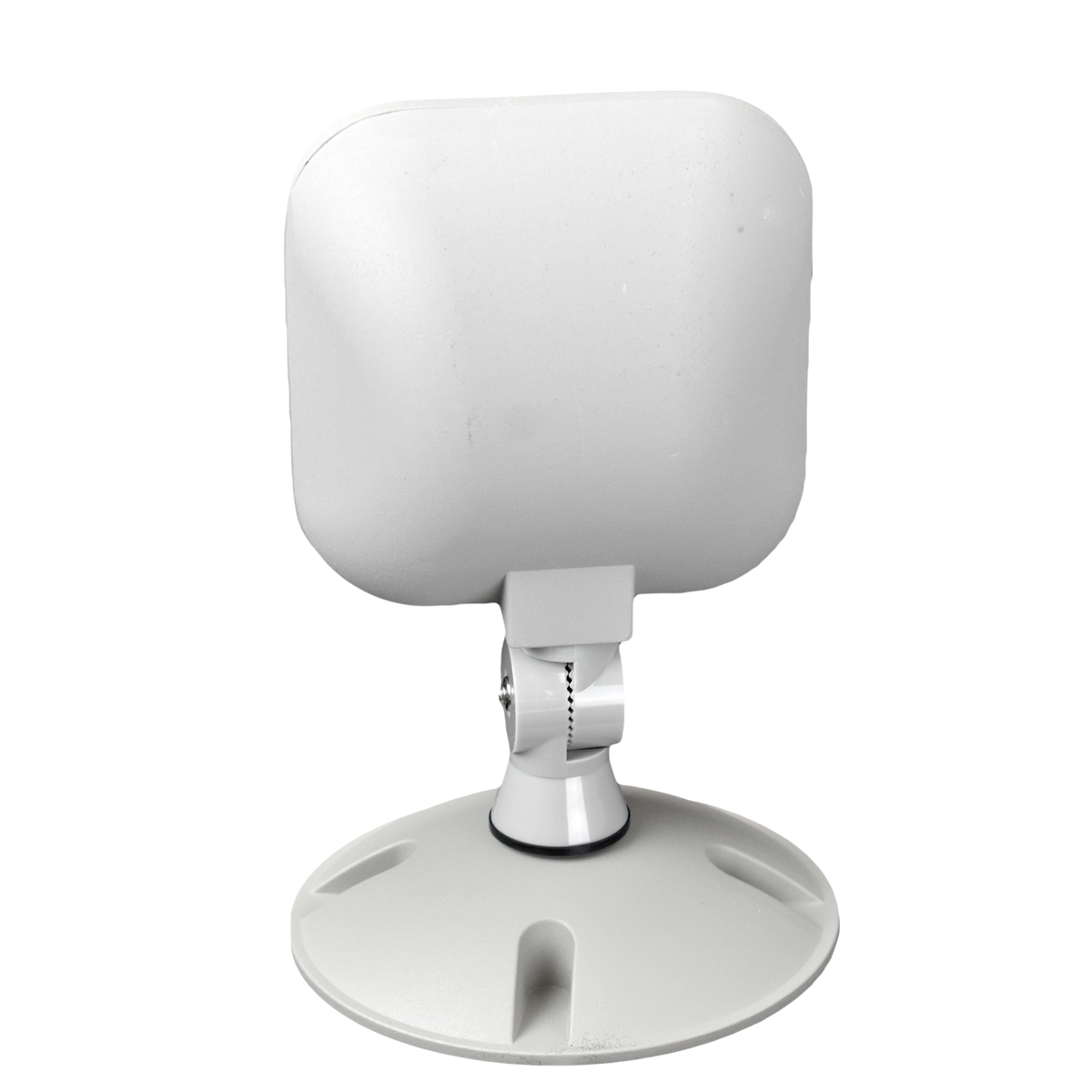 gray outdoor remote emergency lamp with base 