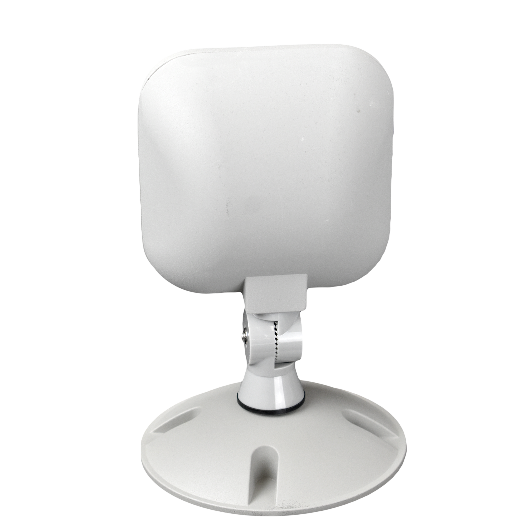 gray outdoor remote emergency lamp with base 