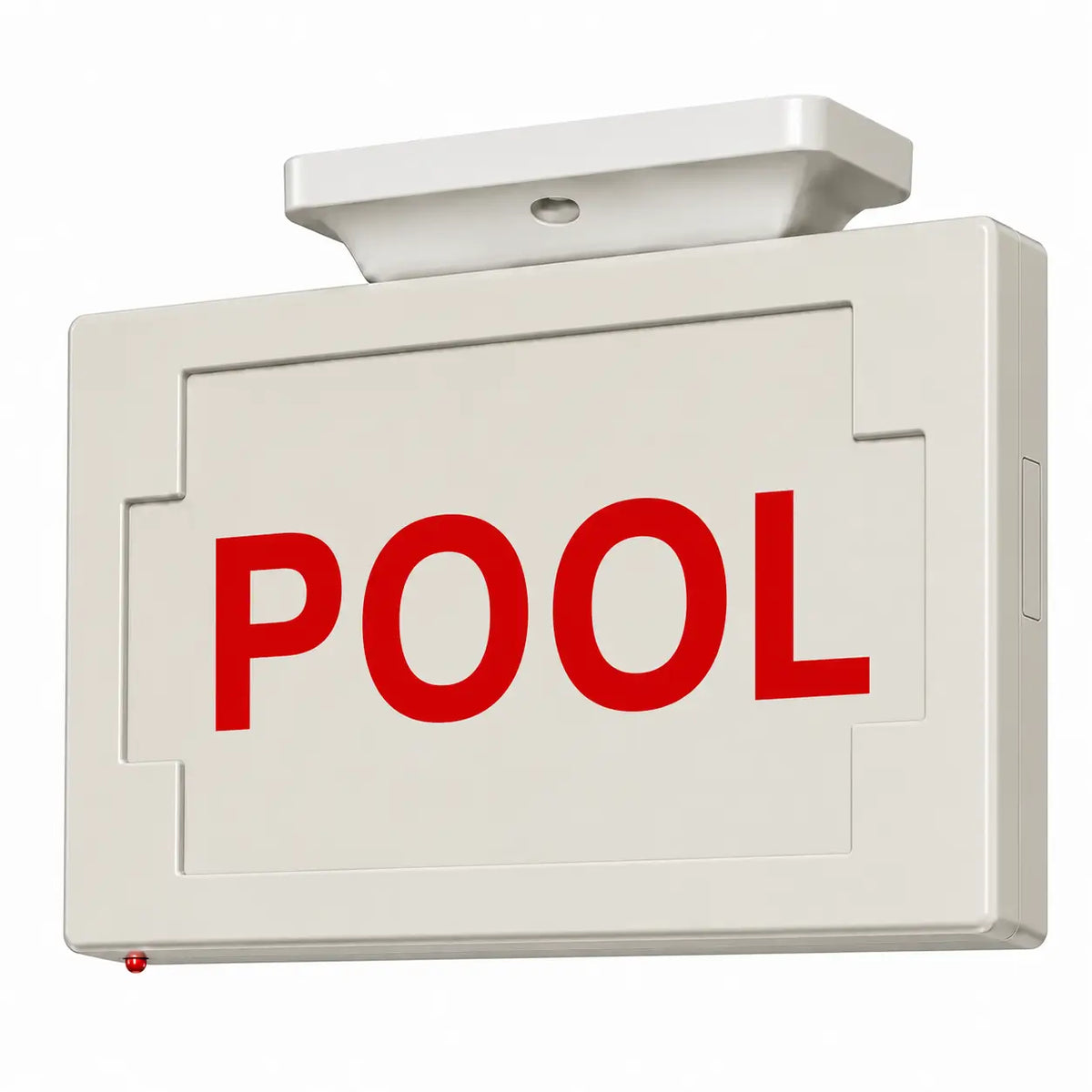 POOL SIGN - LED - UNIVERSAL MOUNT - BATTERY, ceiling mounting