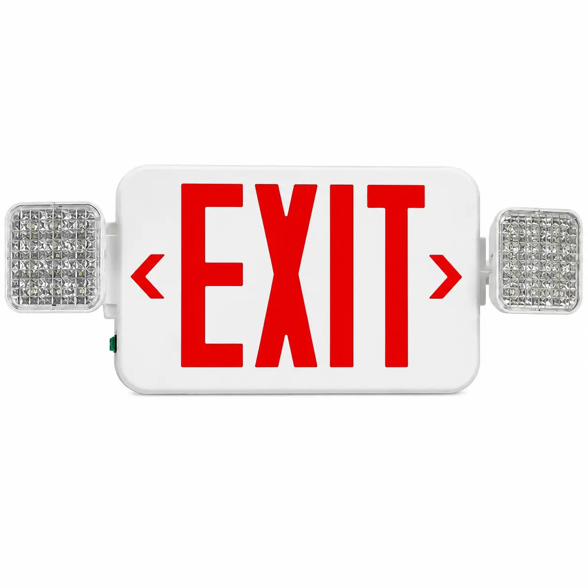Remote Capable Combo Exit and Emergency Light - 5 Year Warranty, front view