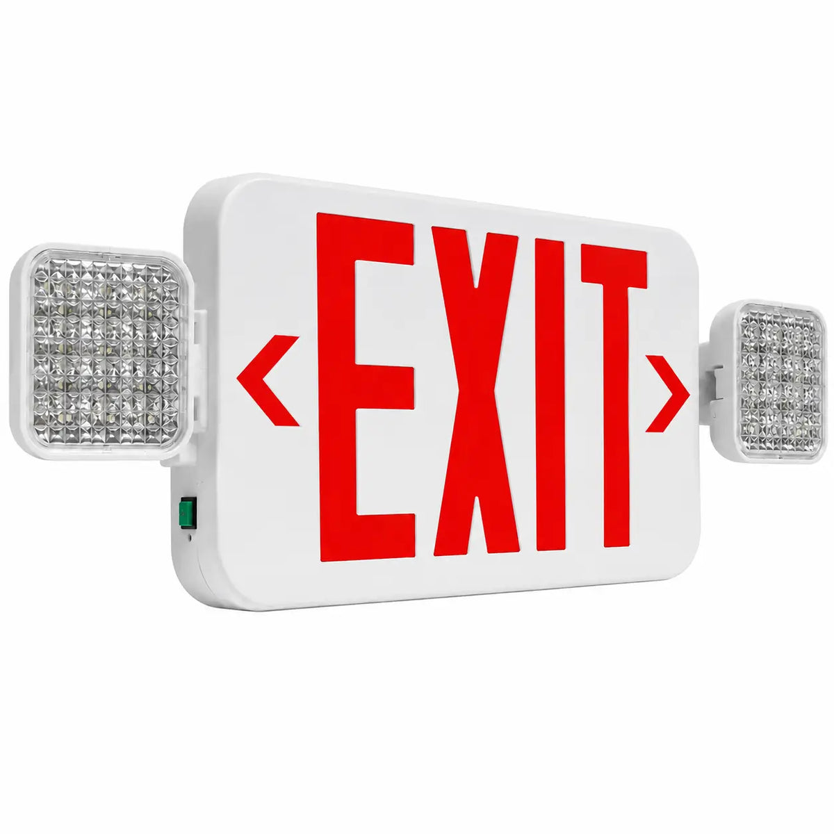 Remote Capable Combo Exit and Emergency Light - 5 Year Warranty, side view