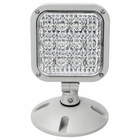 Remote Head LED - Outdoor - Weather Proof - Multi Volt - Single Square Lamp, front view