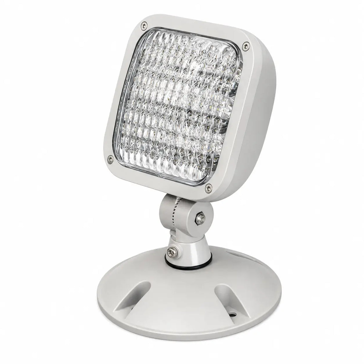 Remote Head LED - Outdoor - Weather Proof - Multi Volt - Single Square Lamp, side view