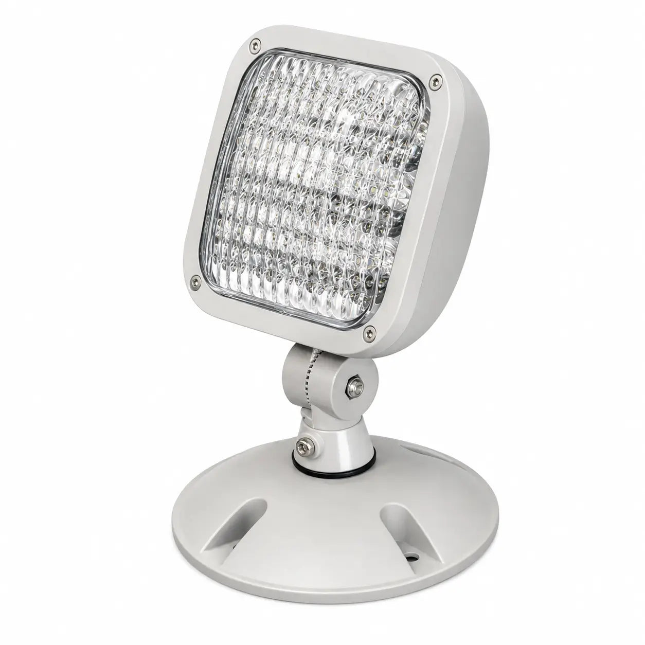 Remote Head LED - Outdoor - Weather Proof - Multi Volt - Single Square Lamp, side view
