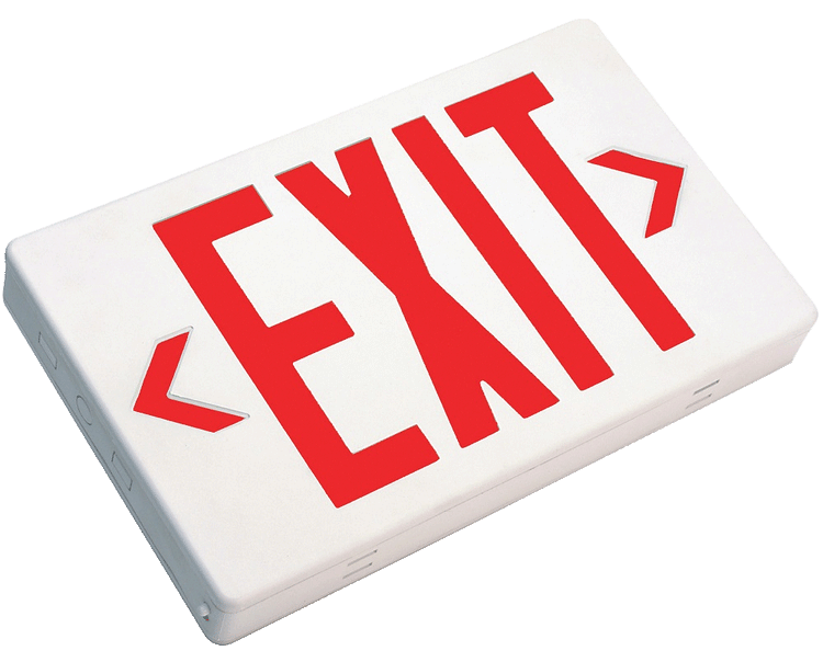 Plastic Exit Sign- economical - UL Listed - 5 year warranty - meet all ...