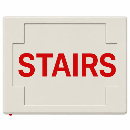 STAIRS SIGN - LED - UNIVERSAL MOUNT - BATTERY, front view