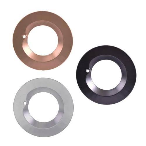 8 INCH KEYSTONE INTERCHANGEABLE TRIM FOR EM COMMERCIAL DOWNLIGHTS- BRONZE , BLACK , NICKEL 