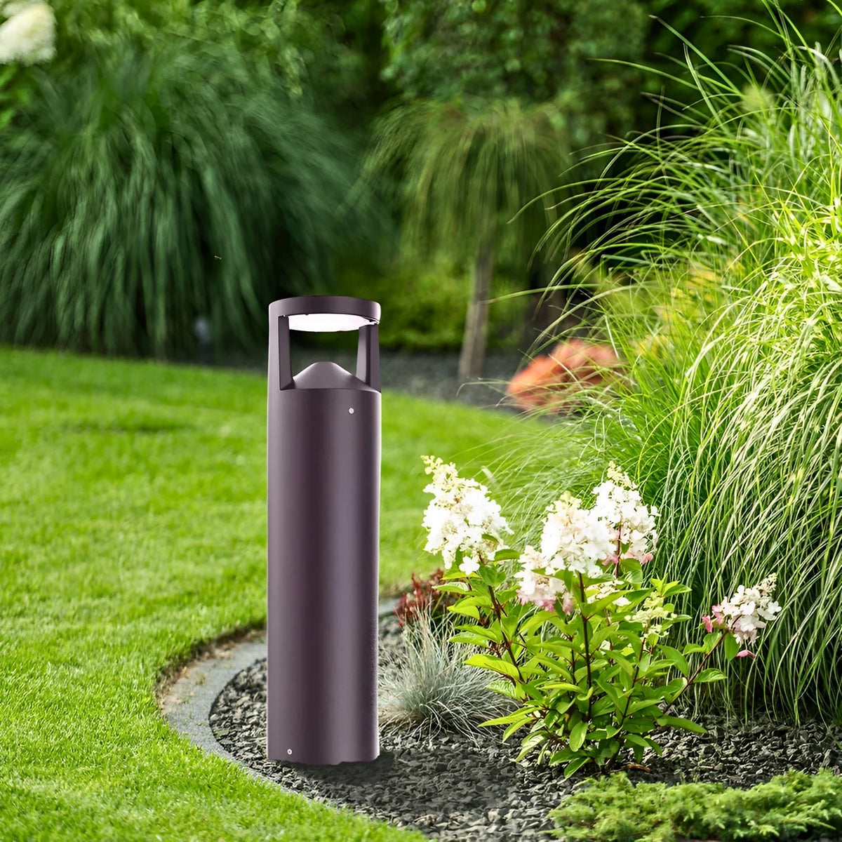 modern ufo led bollard landscape light 