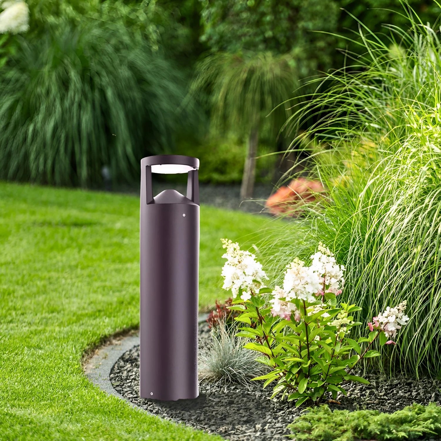 modern ufo led bollard landscape light 