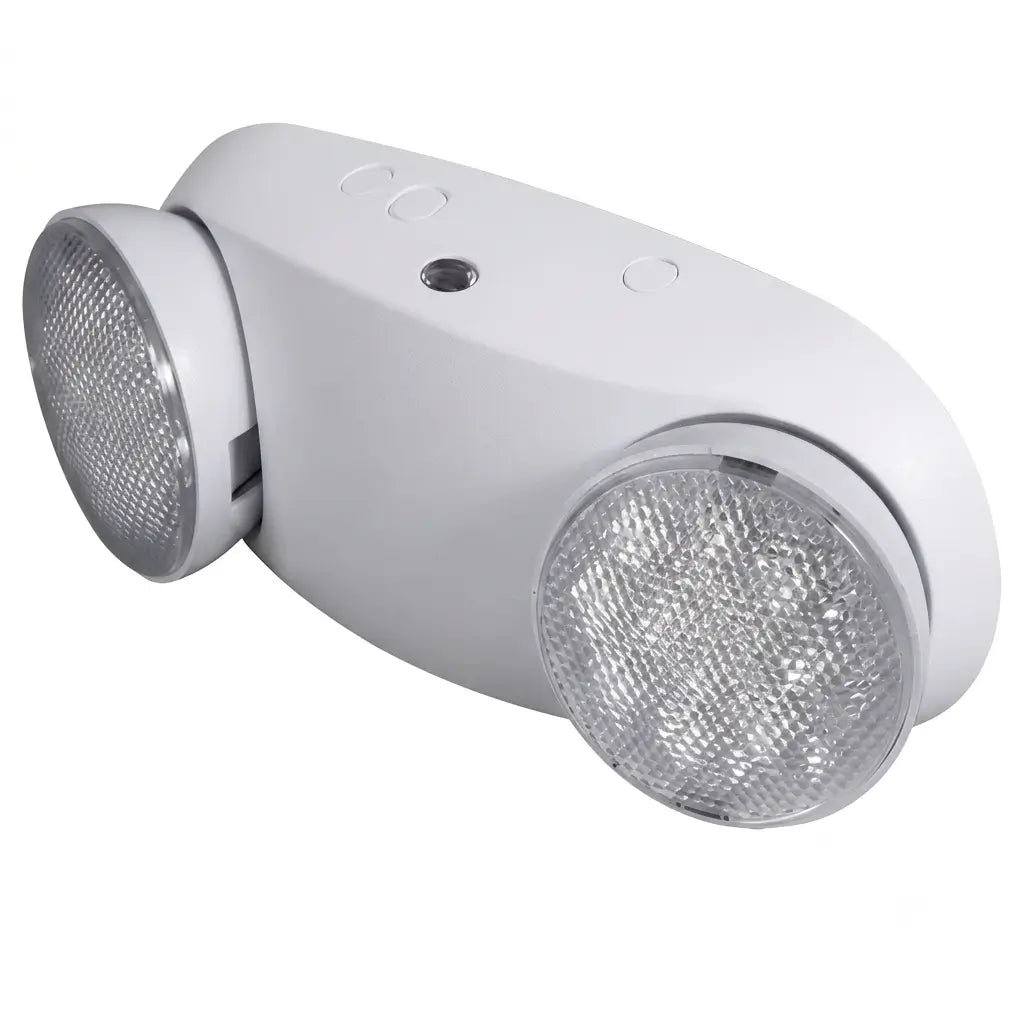 Ultra Bright LED with Adjustable Heads - Code Compliant - 90 Minute Battery  5yr Warranty